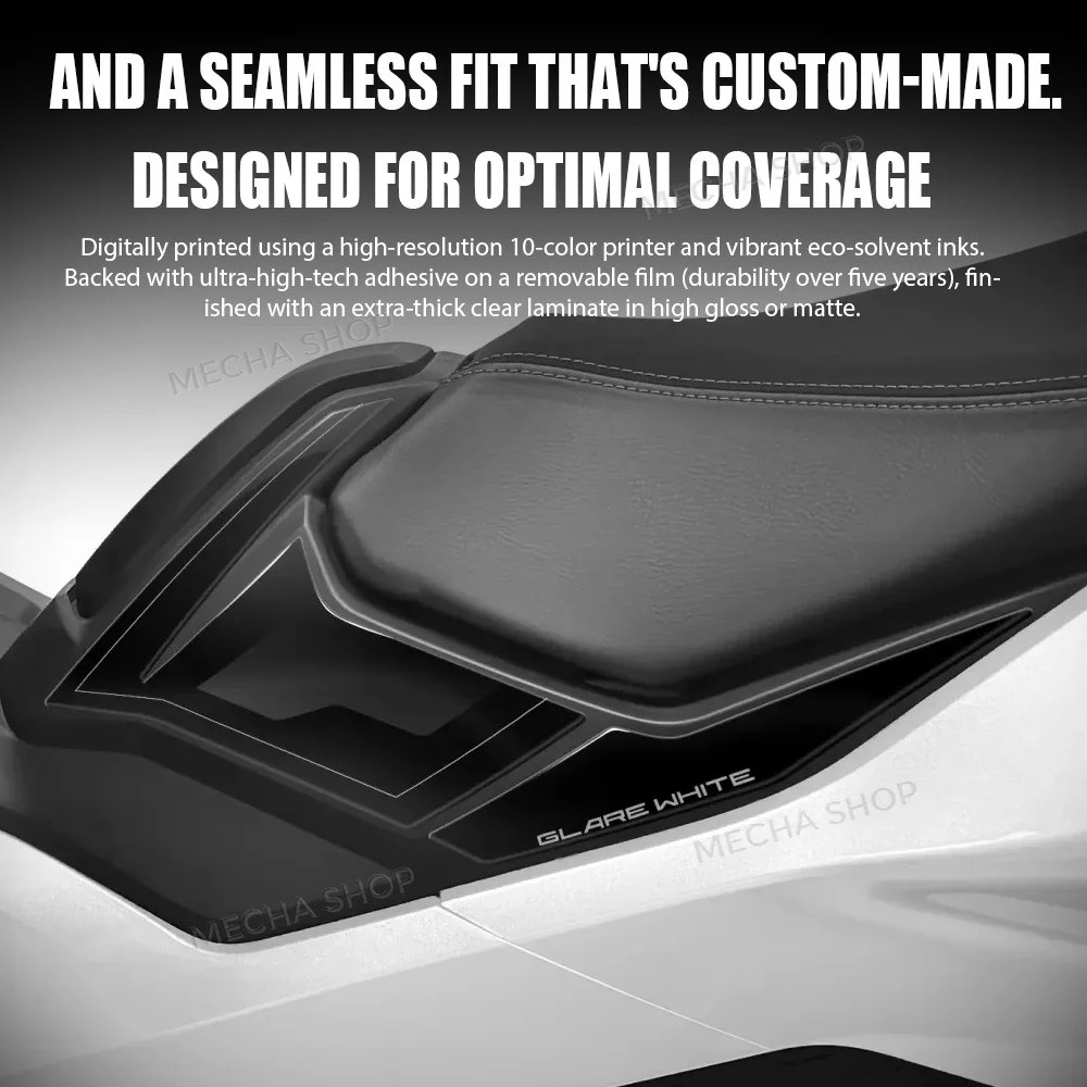 For NSS750 NSS 750 2025- Under Saddle Protection Sticker Motorcycle Seat Area 3D Gel Decal