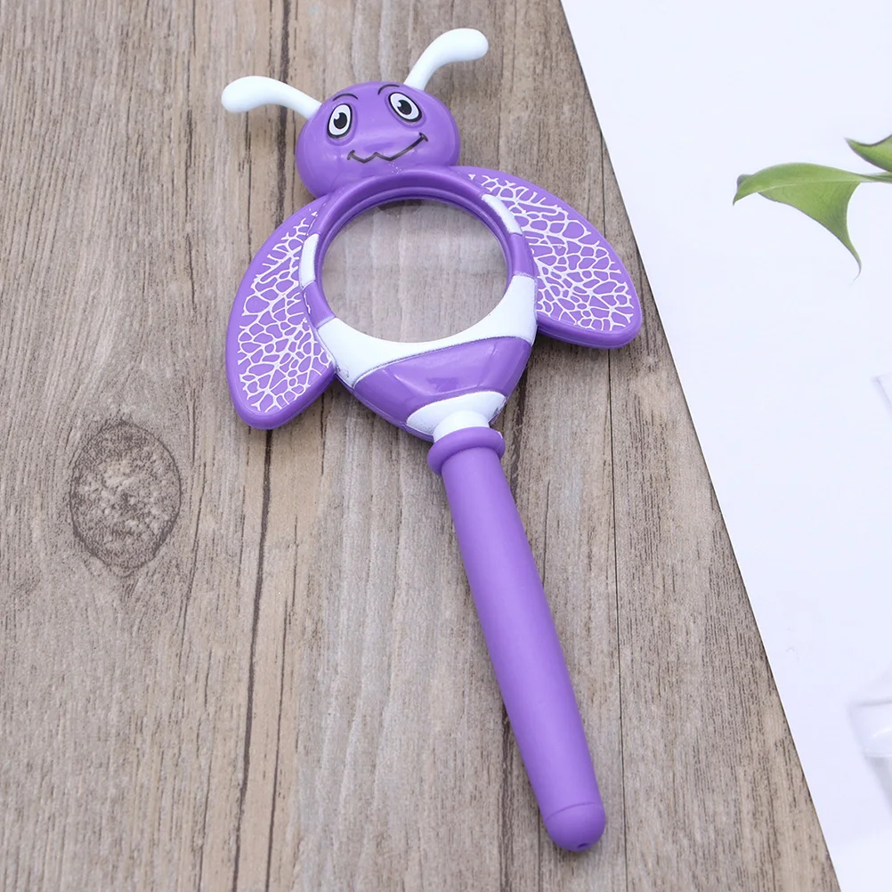 

6Pcs Handheld Magnifying Glass High Definition Crystal Clear View Durable Exploration Gift Plastic Magnifier for