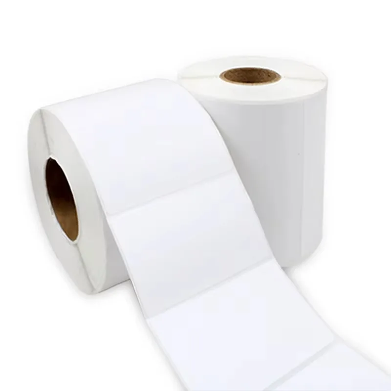 

【Bulk Sales】Customize Die Cut Stickers Shipping Label Packaging Thermal Paper Roll Sticker Blank Writing Paper Labels