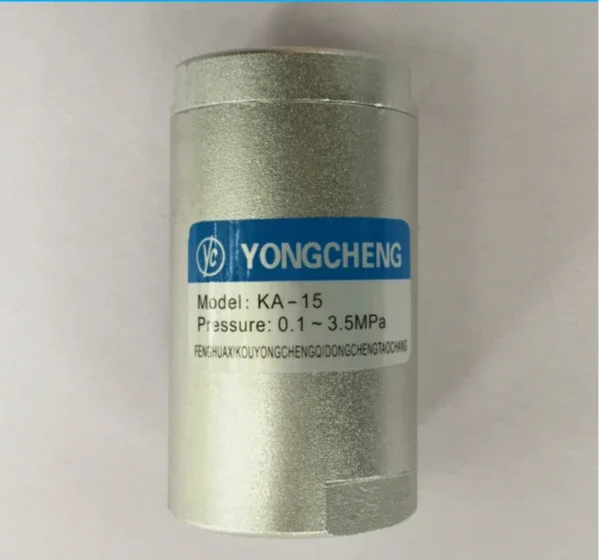 YONGCHENG KA-15 high pressure check valve factory direct sales special accessories for bottle blowing machine