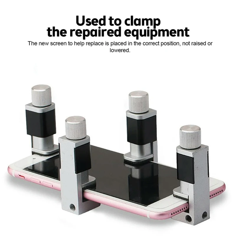 Soporte de abrazadera de ABRE-1PCS, herramienta de reparación de teléfono móvil ajustable, Clip de sujeción de pantalla LCD, accesorios para tableta