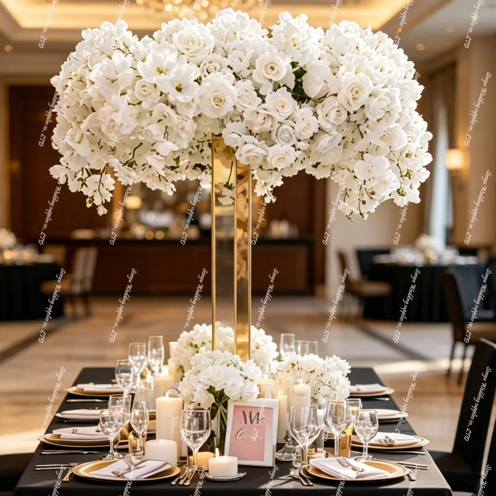 

3-10psc 60-114cm f30Wedding Backdrop Decoration Luxury Chandelier Iron Stand for Stage Road Lead Decor Event Props Flower Frame