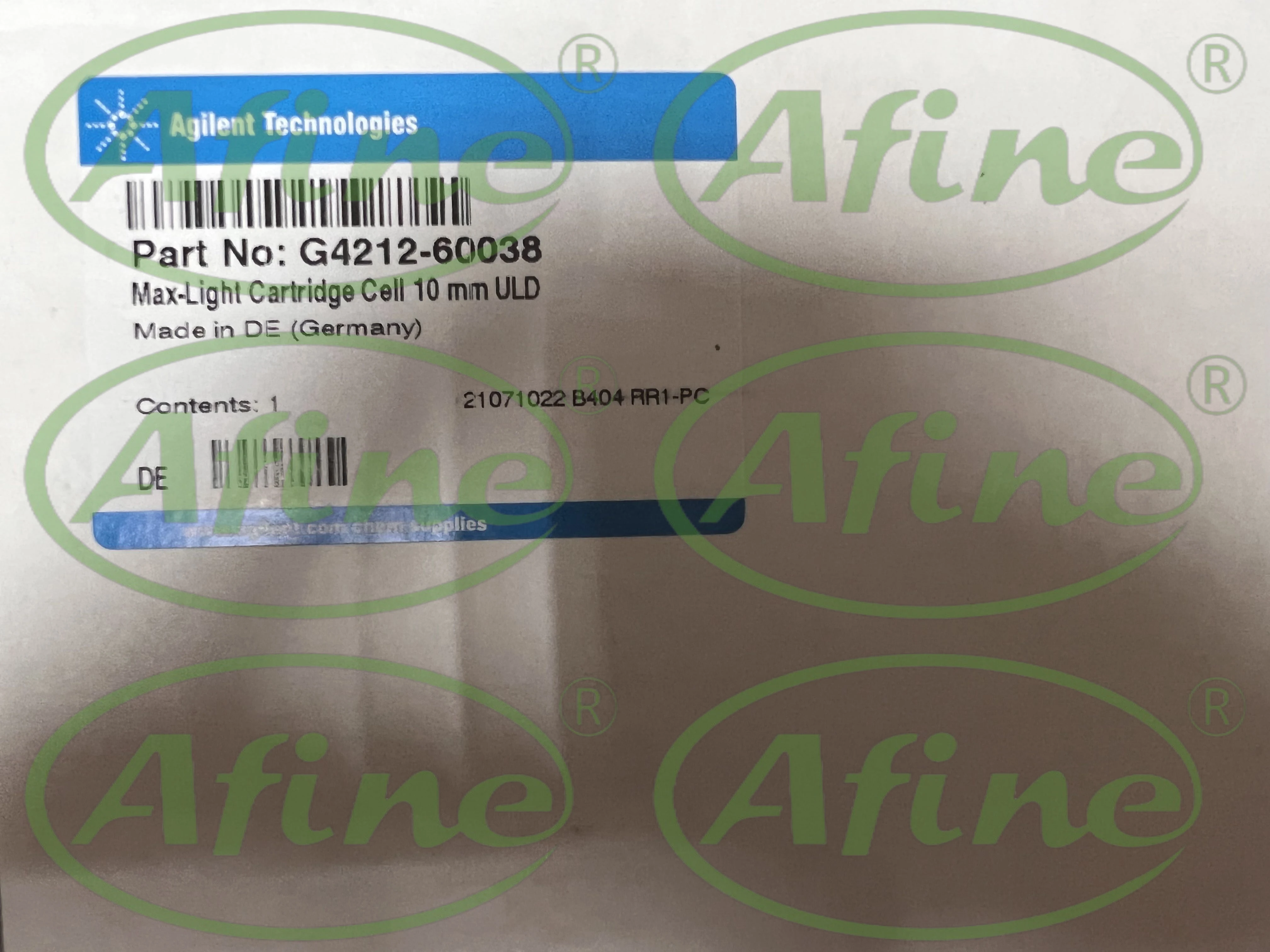 

AFINE Agilent Flow Cells for HPLC G4212-60038 InfinityLab Maximum Light Intensity Ferrule Flow Cell 10mm