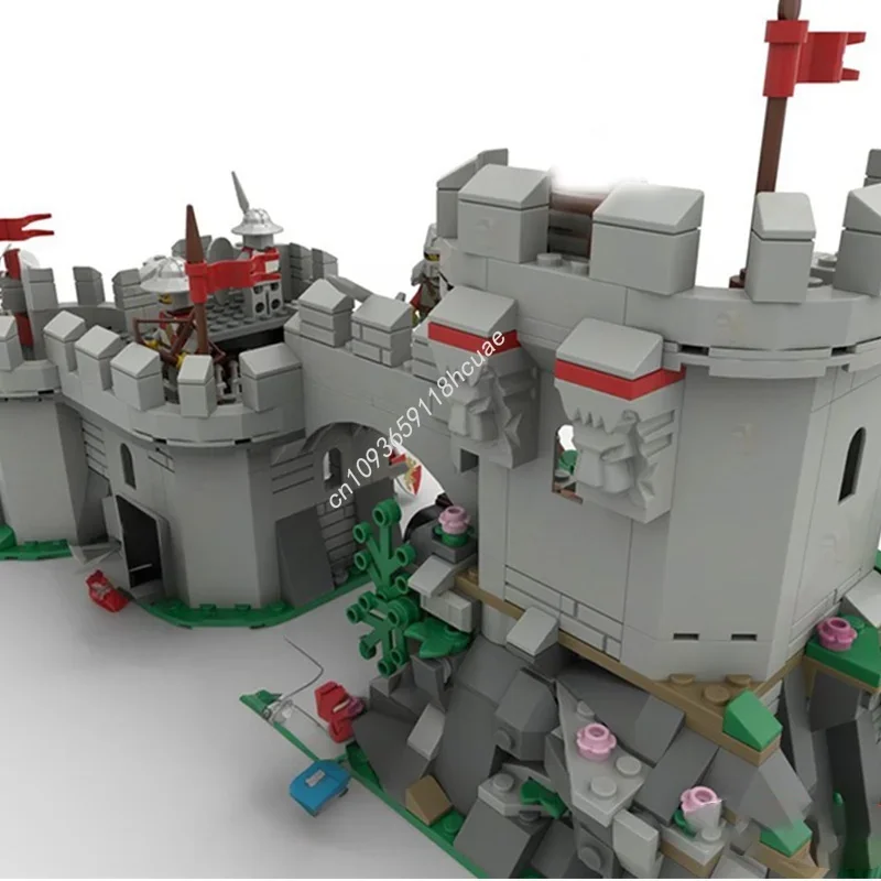 529pcs MOC Kasteel Buitenpost Kingdomsed Model Bouwstenen Architectuur Monteren DIY Kerstcadeau Idee Speelgoed Onderwijs Verjaardag