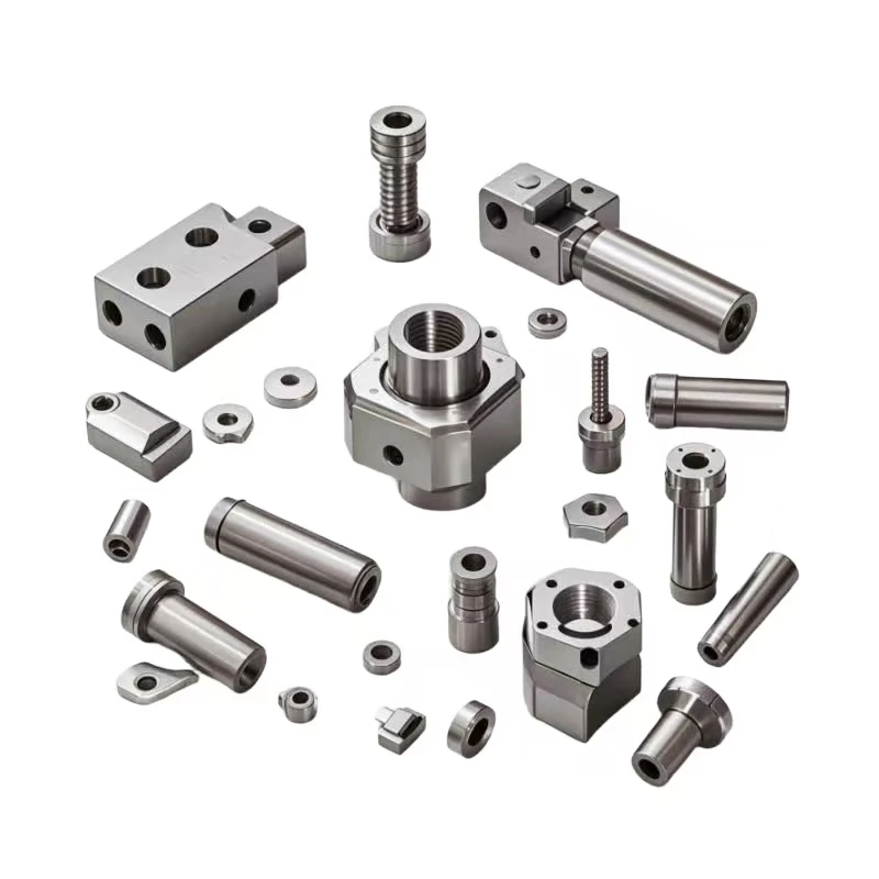 Stainless steel precision CNC machining special-shaped threaded connection seat High-precision mechanical transmission nut seat