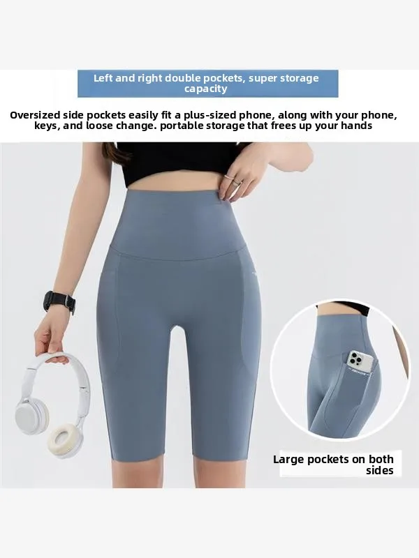 Pantalones de Yoga de cintura alta de talla grande para mujer, pantalones de capa Base con Control de barriga y estampado de piel de Arca Faionable para ciclismo de verano