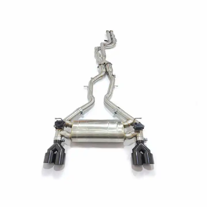 

For B MW M3 F80 M4 F82 3.0T S55 with Valve Remote Control Stainless Steel Cat Back Exhaust Pipe