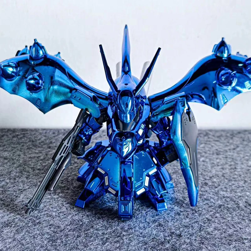 Hot 1/144 Jms Hg Sdcs Blue Electroplating Assembly Model Kit Action Figure Robot Plastic Model Collection Decorate Kits Toy Gift