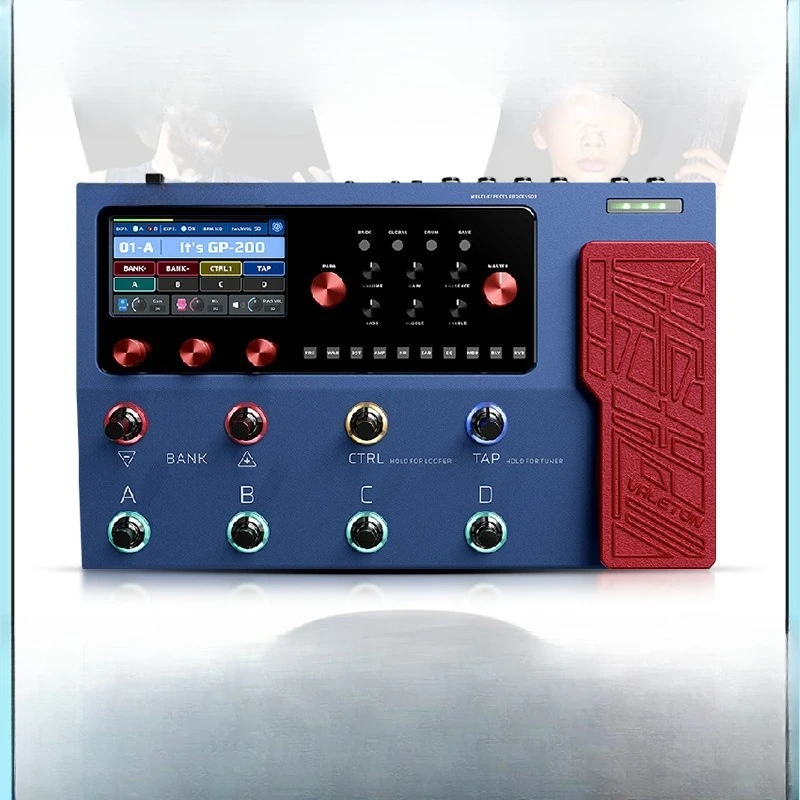 Electric Guitar Comprehensive Effects Bass Phrase Looping Recording Sound Card Drum Machine Backing Track