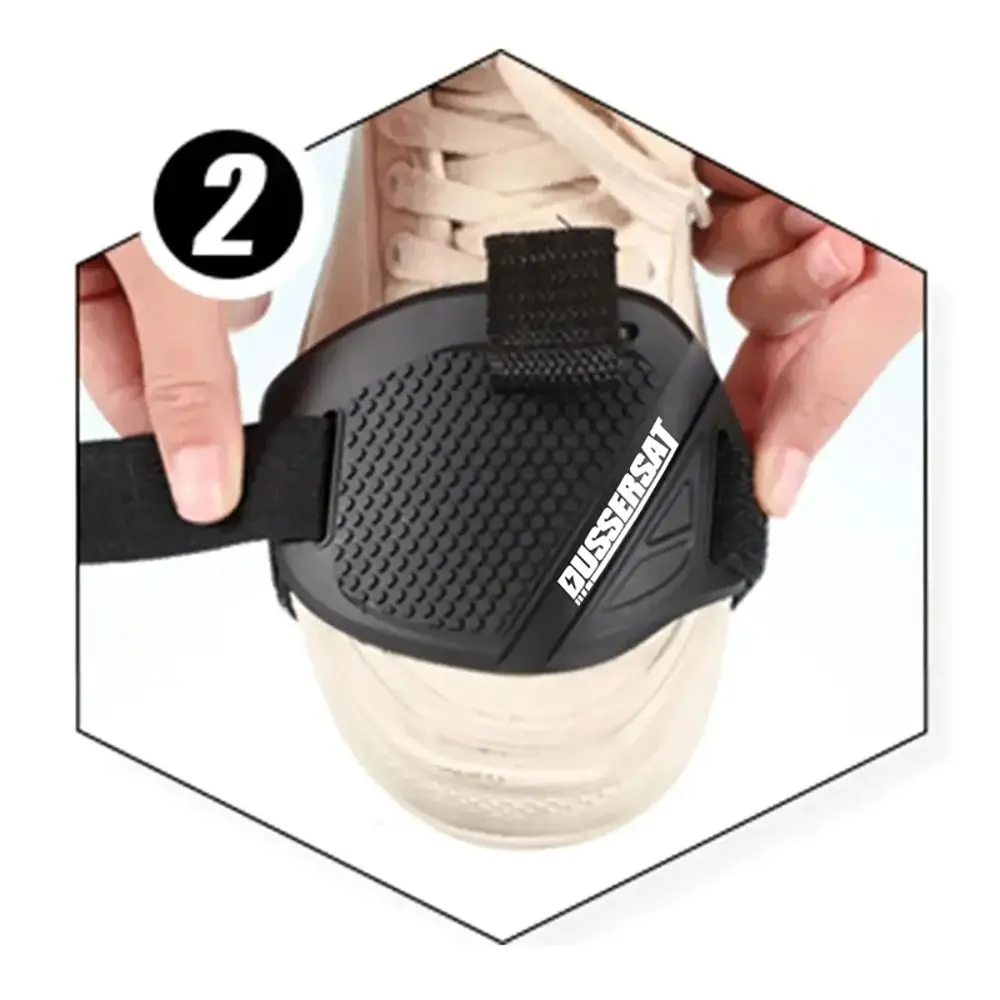 1Pcs Durable Waterproof Motorcycle Shift Pad Anti-slip Rubber Gear Shifter Protector Shoes Protective Cover Men