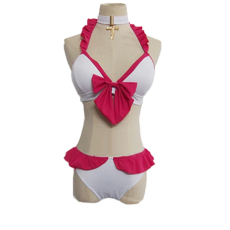 

Fate Grand Order RULER Marthe cosplay costume swimming suit with gloves