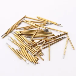 Hot Selling P50 Series Nickel Plated Test Probe Electronic Spring Detection Needle 100 Pcs/Bag Brass Pogo Pins For Test Tools