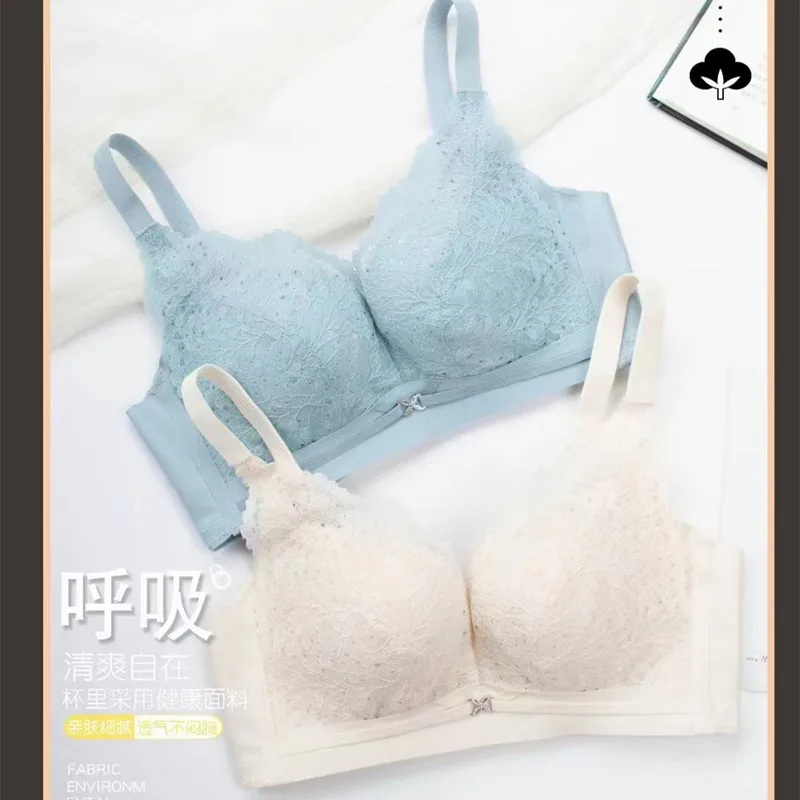 Size From 32/70A To 38/85A Lace Push Up Sexy Bra Showing Larger Underwear Women