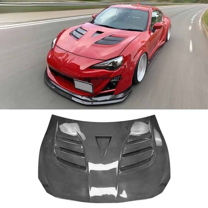 

Карбоновый капот в стиле VRS для GT86 BRZ FR-S ZN6 ZD6, крышка двигателя, передняя крышка клапанов