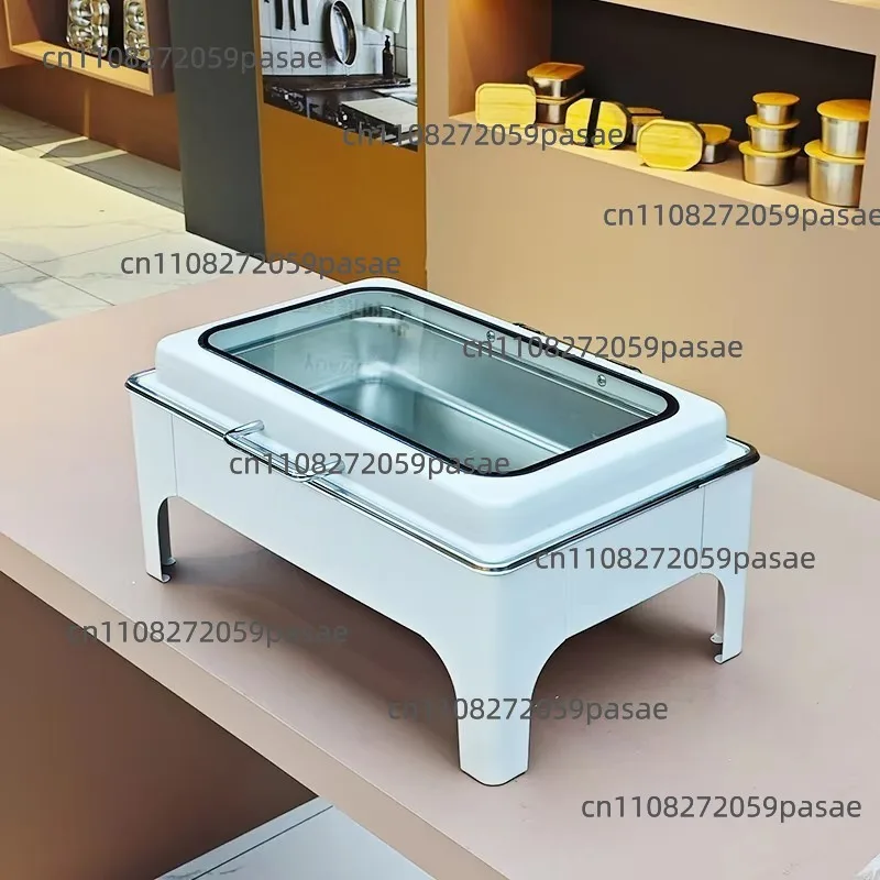 Food Warmer Fuel Pan Saving Gold Stainless Steel Set Chafing Dish Buffet - view 5
