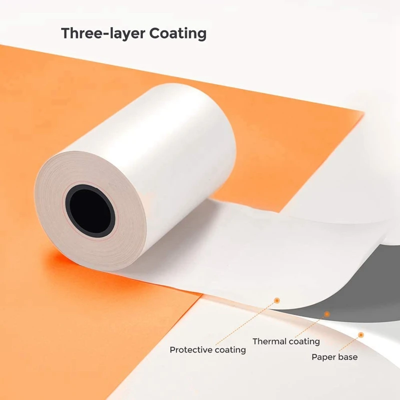Rotoli di carta termica per ricevute da 9 rotoli 57 x30mm, rotoli di carta termica POS adatti alla macchina per carte di credito, registratore di cassa