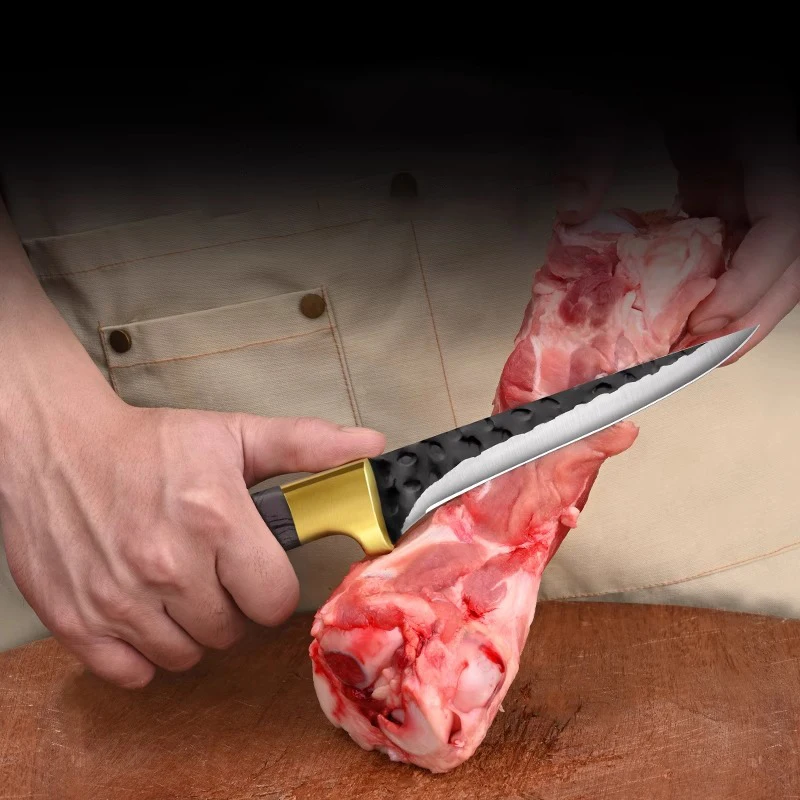 1/3pcs Kitchen chef boning knife, stainless steel high hardness slaughter pig, cattle and sheep peeling, skin, meat knife tool