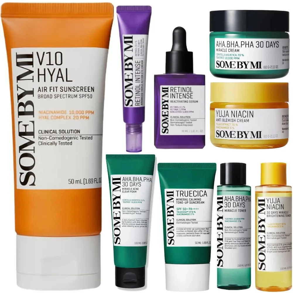 SOMEBYMI Tea Tree Essence Toner Original koreanische Hautpflege Make-up Retinol Verjüngende Essenz Vitamin Sonnencreme Pomelo Toner