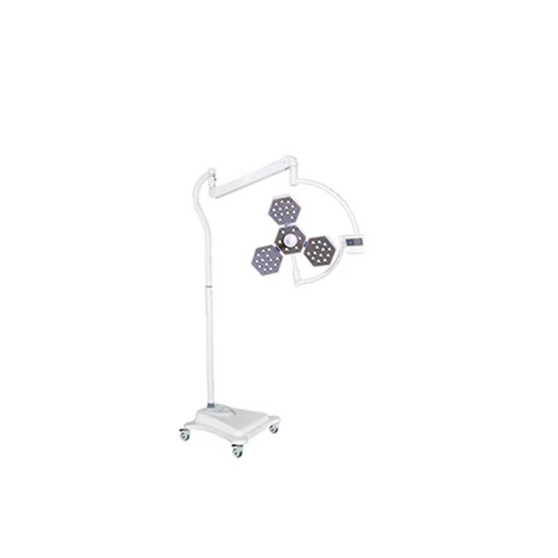 High Quality 3 Pearls Hospital Clinic Portable Floor Stand Mobile Led Shadowless Operating Lamp