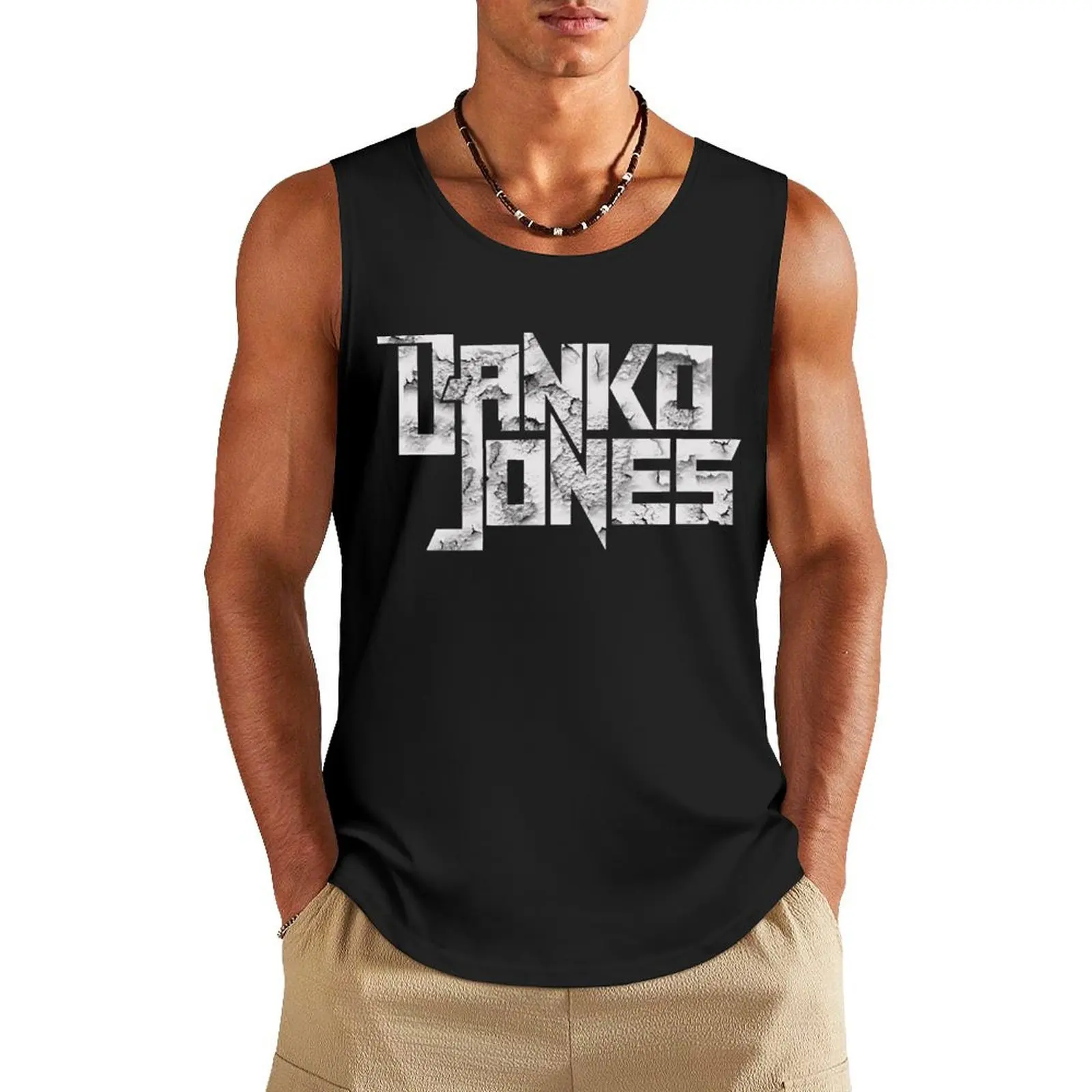 

Danko Jones Essential Tank Top tops Men's sleeveless Man gym clothes Men's gym t-shirt