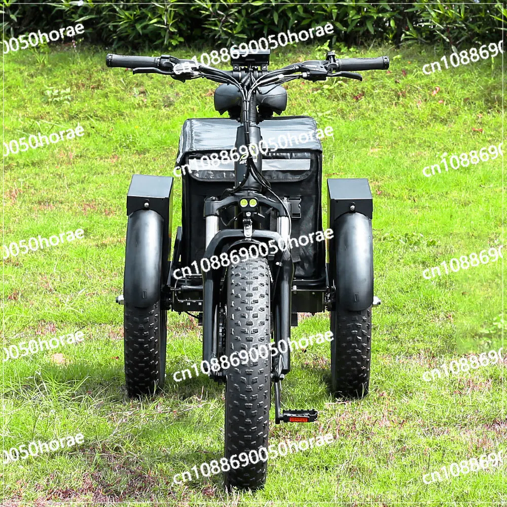 

Electric Delivery Tricycle 20*4.0 Inch Fat Tire High Speed Electric Tricycles 36V350W Cargo Tricycle Electric/3 Wheel Ebike