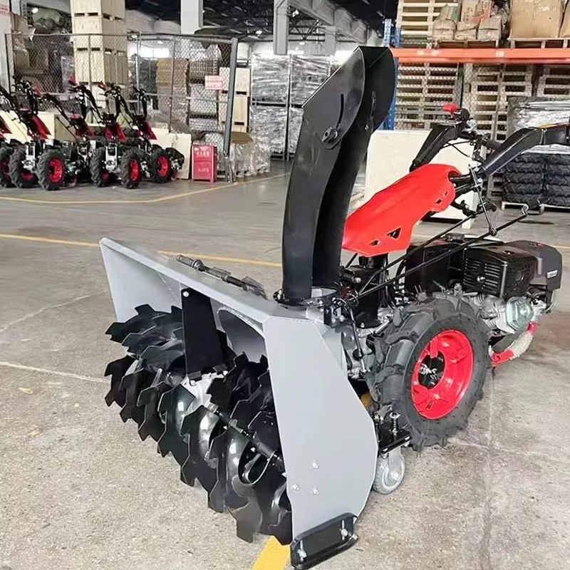 Electric Start Power Snow Blower Self Propelled Road Cleaning Machine for Heavy Snow Cleaning