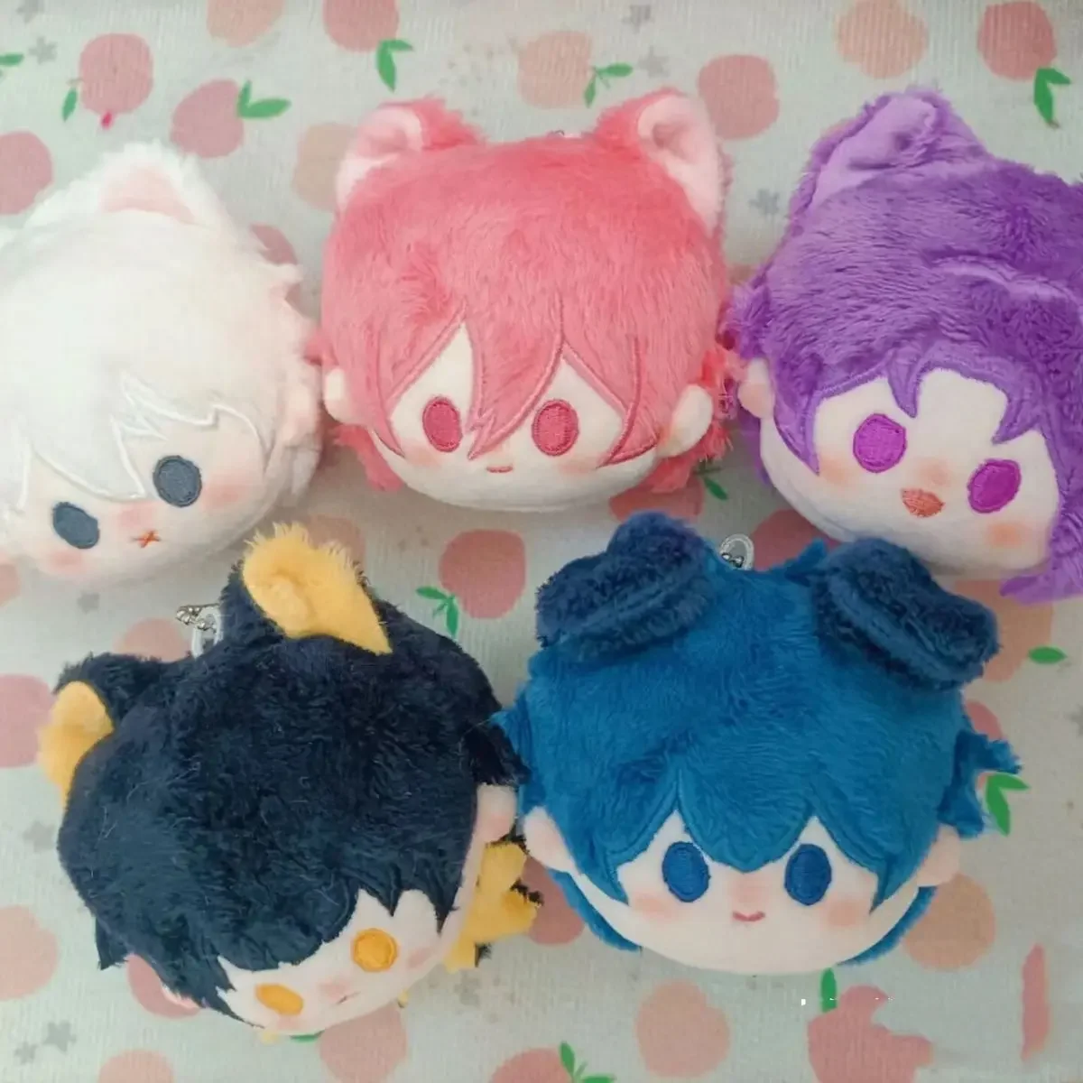 Blue Lock Anime Peluches, Chigiri Hyoma Stationary i Seishiro Bachira Meguru Mikage Reo Cosplay, Pendentif Kawai Fluffy Dolls, Dango, 10cm