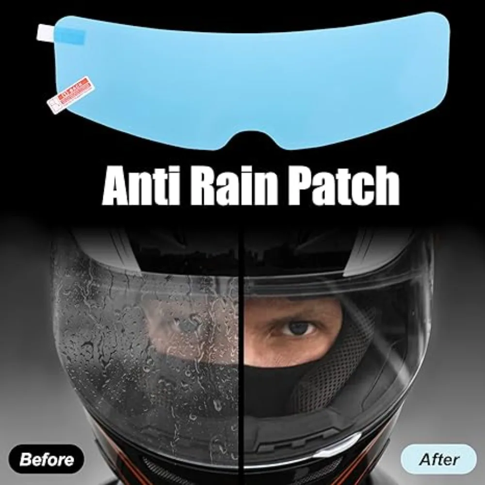 Moto Helmet Anti-fog Anti-Rain Patch Film Waterproof Durable Nano Coate Sticker Moto Accessories for Universal Motorcycle Helmet image 2
