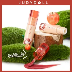 Judydoll-赤い山の動物の関節リップ泥、小さなミルクマットリップグロスオイル、白いベルベットの口紅