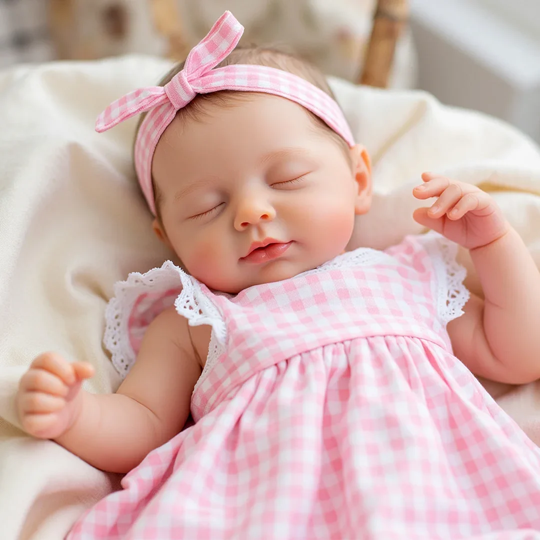 Sleeping Reborn Baby Dolls Liya 20 Inch Lifelike Infant Girl Reborn Dolls US Warehouse Fast Delivery