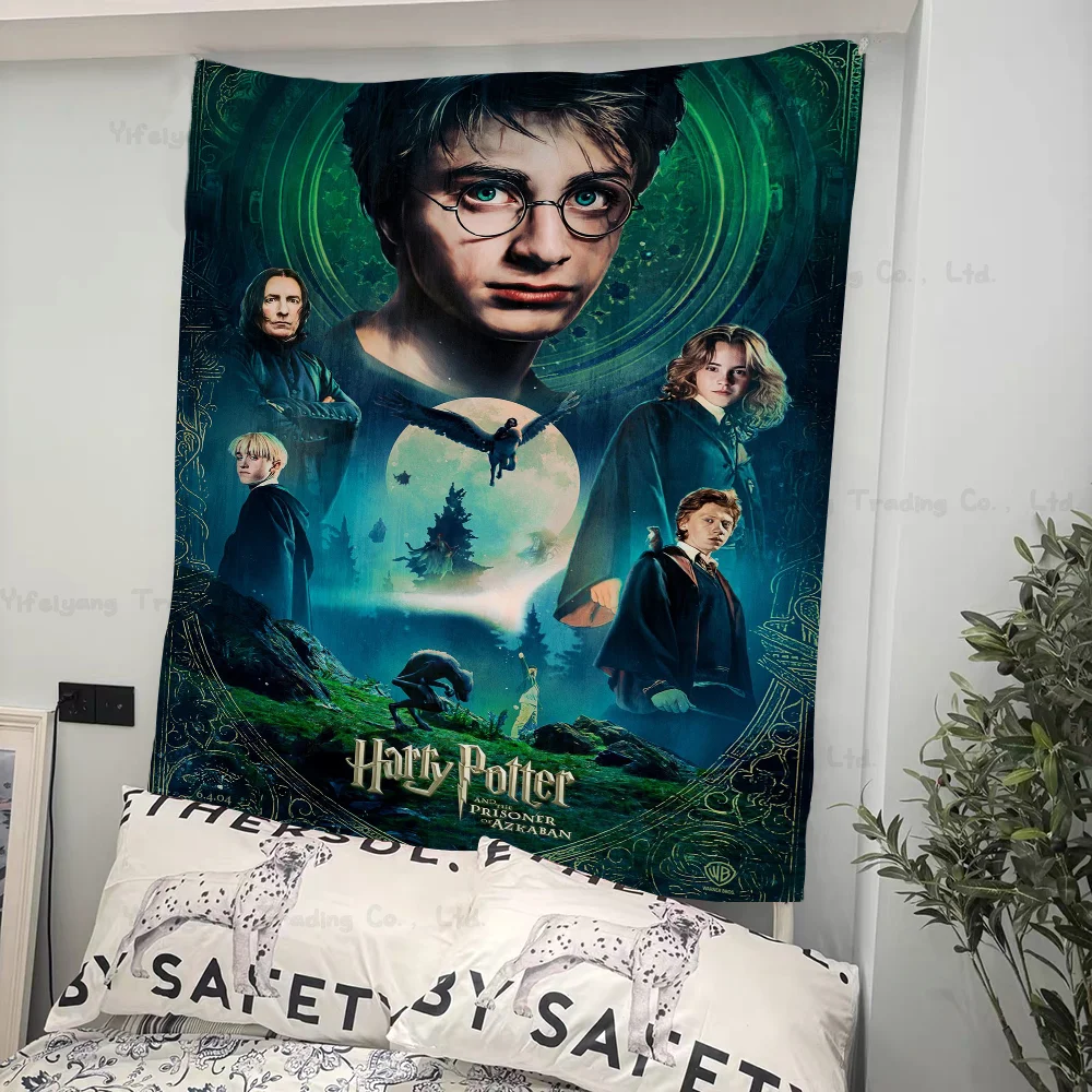 Harry Potters Film Anime Tapestry Hanging Tarot Hippie Wall Rugs Dorm Home Decor