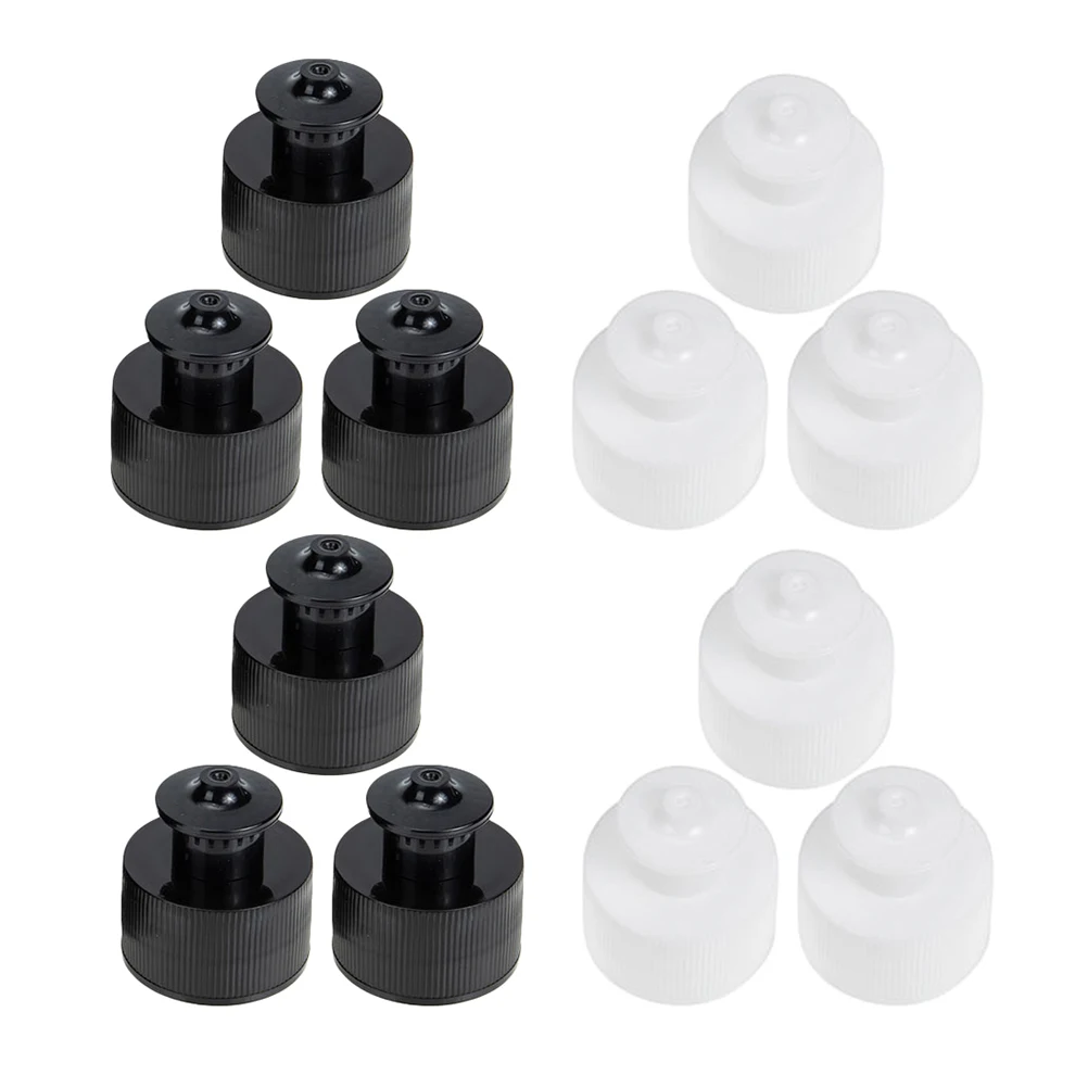 

Sports Water Bottle Cap Plastic Push Pull Replacement Caps Bottles Mineral Leakage-proof Tops