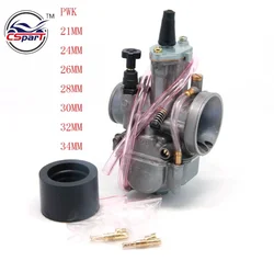 PWK 21 24 26 28 30 32 34 21MM 24MM 26MM 28MM 30MM 32MM 34MM Racing Carburetor For Koso OKO Keihin With Power Jet