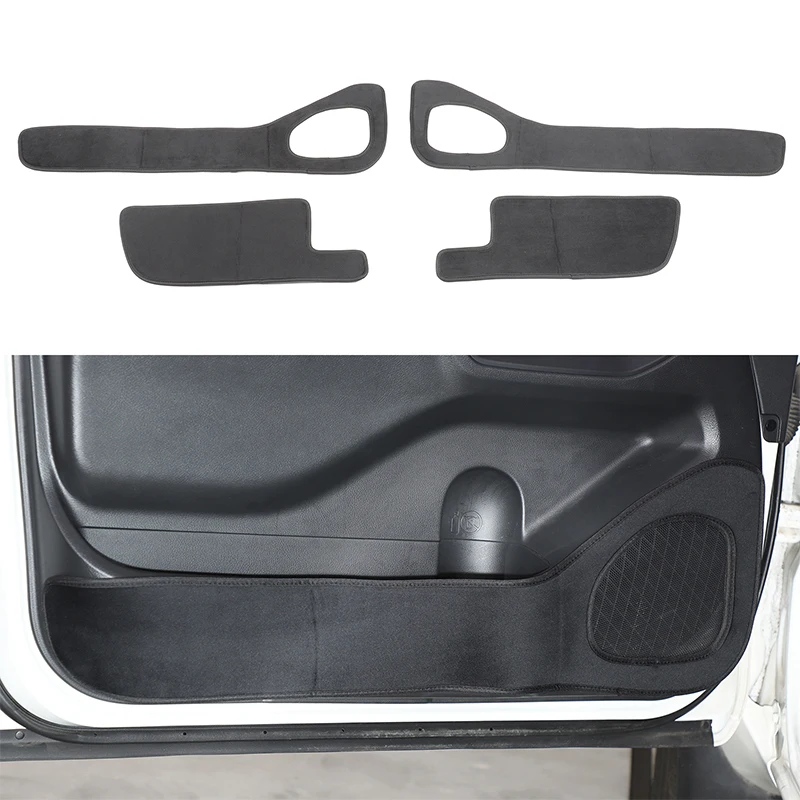 

4Pcs velvet black For Nissan Frontier 2022+ car door anti-dirty mat car interior protection modification accessories