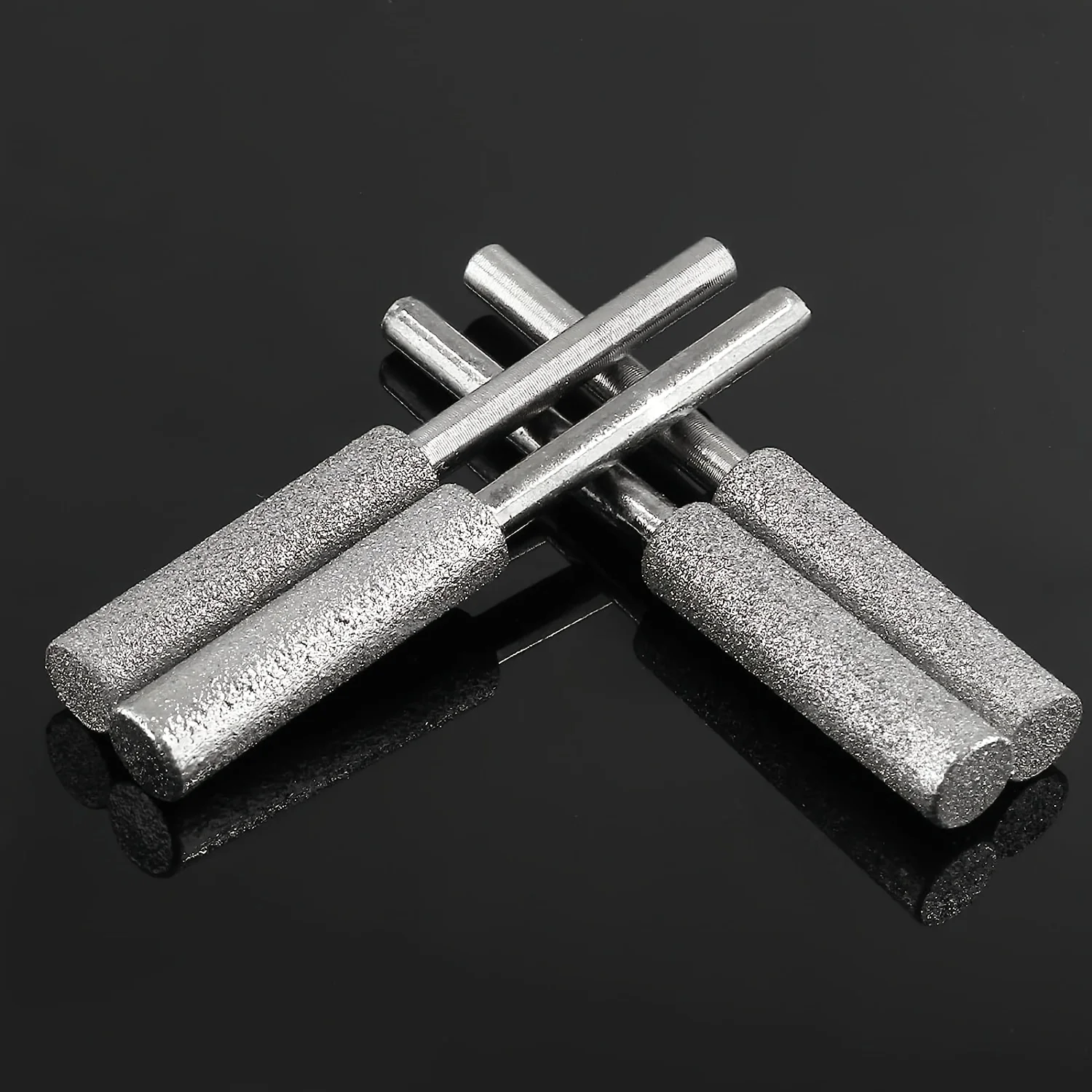 

Best Se Chainsaw Sharpener Bits, Diamond Coated Grinding Burrs, Rotary Tool File Set for Electric Drill, Perfect for FQ5400-LJX
