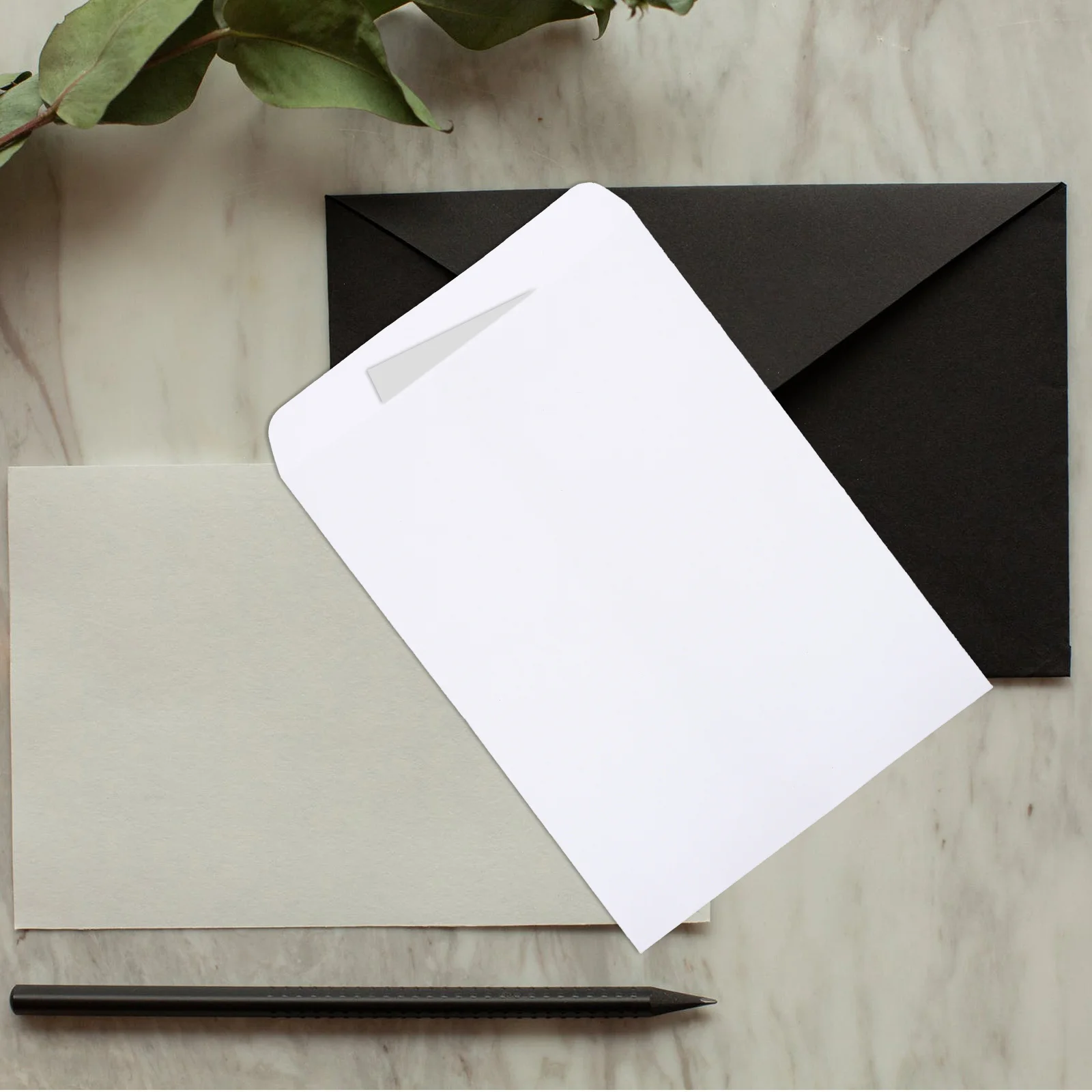 100Pcs Thickened Paper Envelopes for Bills Cash Receipt Storage Organizer Home Office Use Blank Paper Envelope Bags