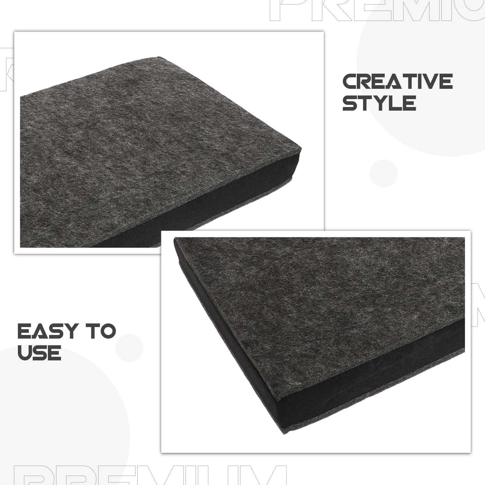 Anti-Vibration Subwoofer Damping Mat Audio Isolation Platform Subwoofer Isolation Pad Soundproof Mat  Sound Dampening Pads