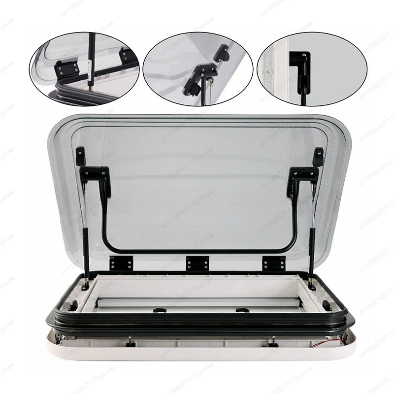 

RV accessories MG16SL aluminum alloy, ventilation sunroof with LED light
