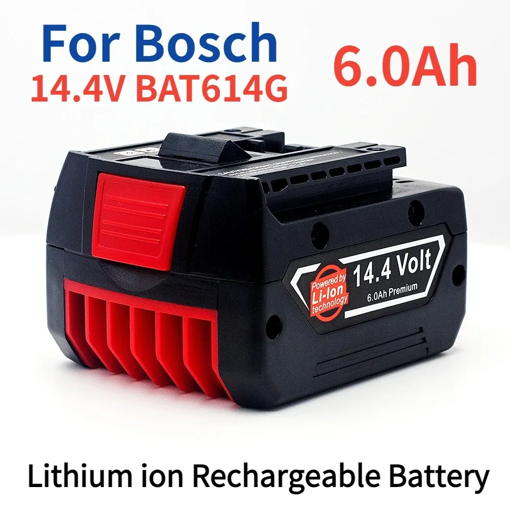 

100% Original Rechargeable Battery for Bosch Power tool 14.4V 6.0Ah for GBH GDR GSR DDS180 BAT614G Replacement Li-ion Battery