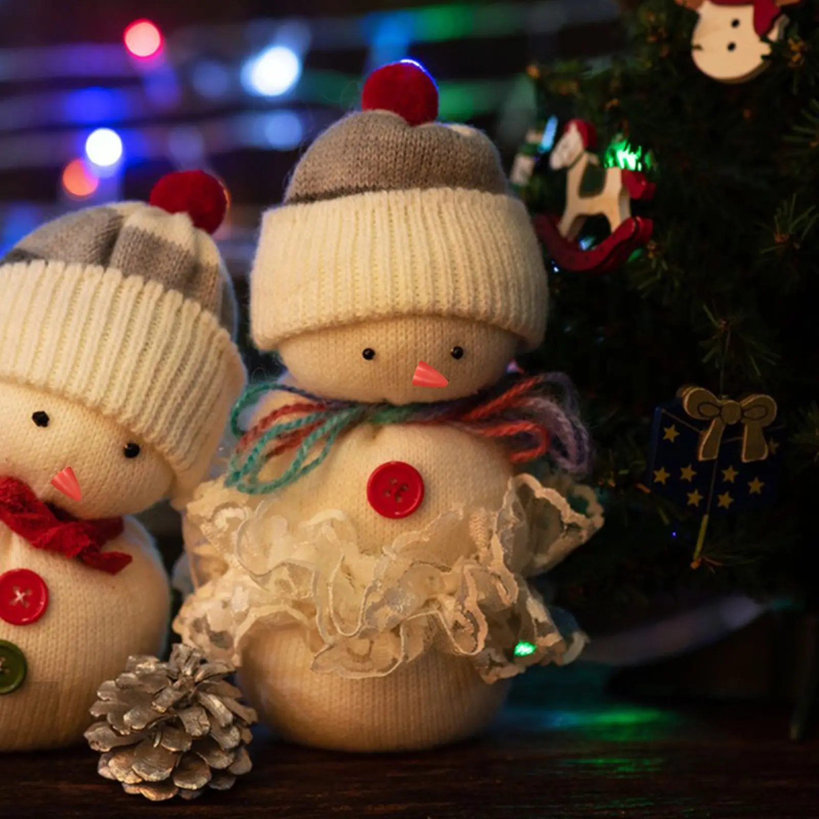 100 Pcs Mini Decor Bead Kid Nose Carrot Winter Supply Parts Snowman Accessory Craft Diy Kit Outdoor Decoration Material For