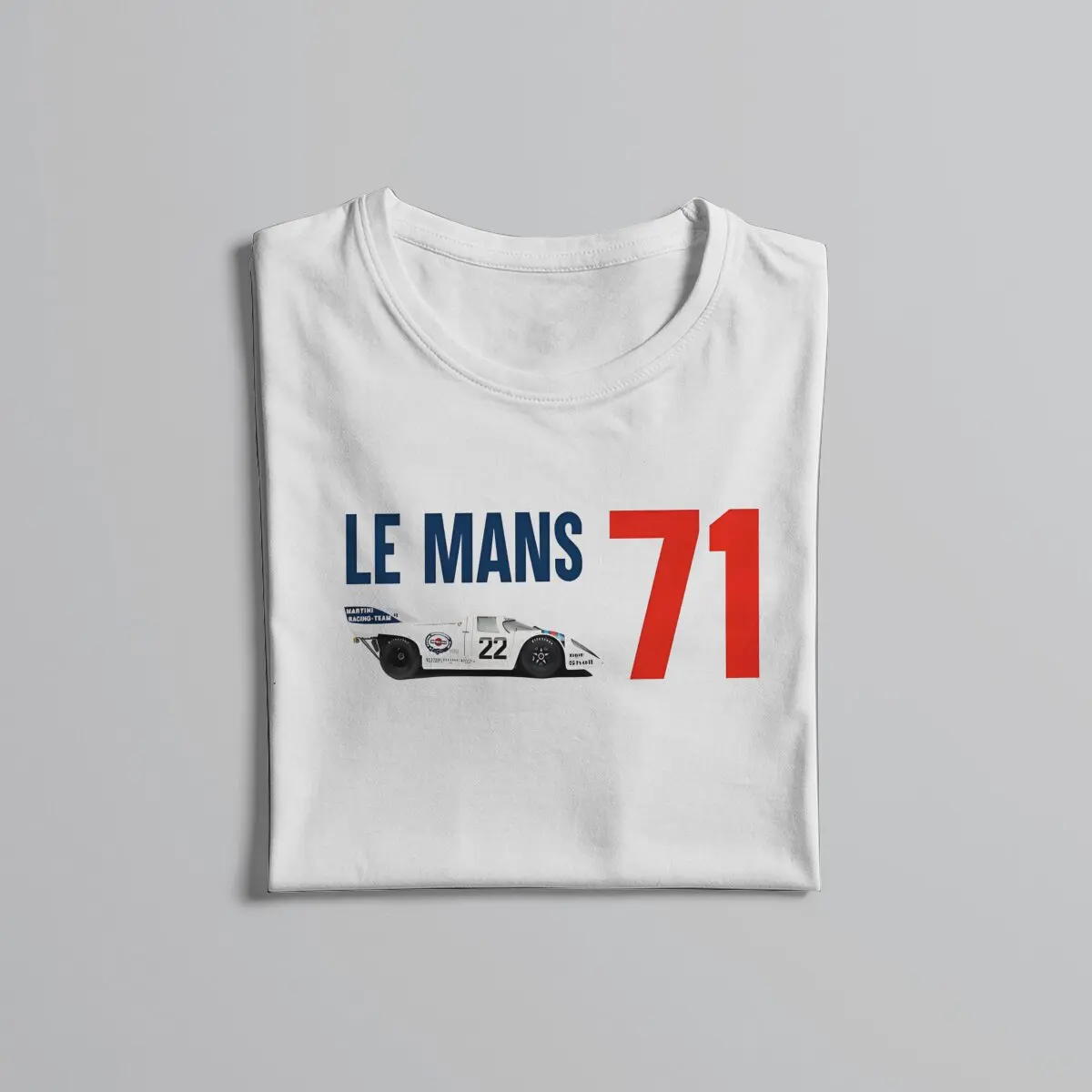 Le Mans 1971 Porsch 917 Casual Polyester TShirt Martinis Race Creative Streetwear Casual T Shirt Men Short Sleeve