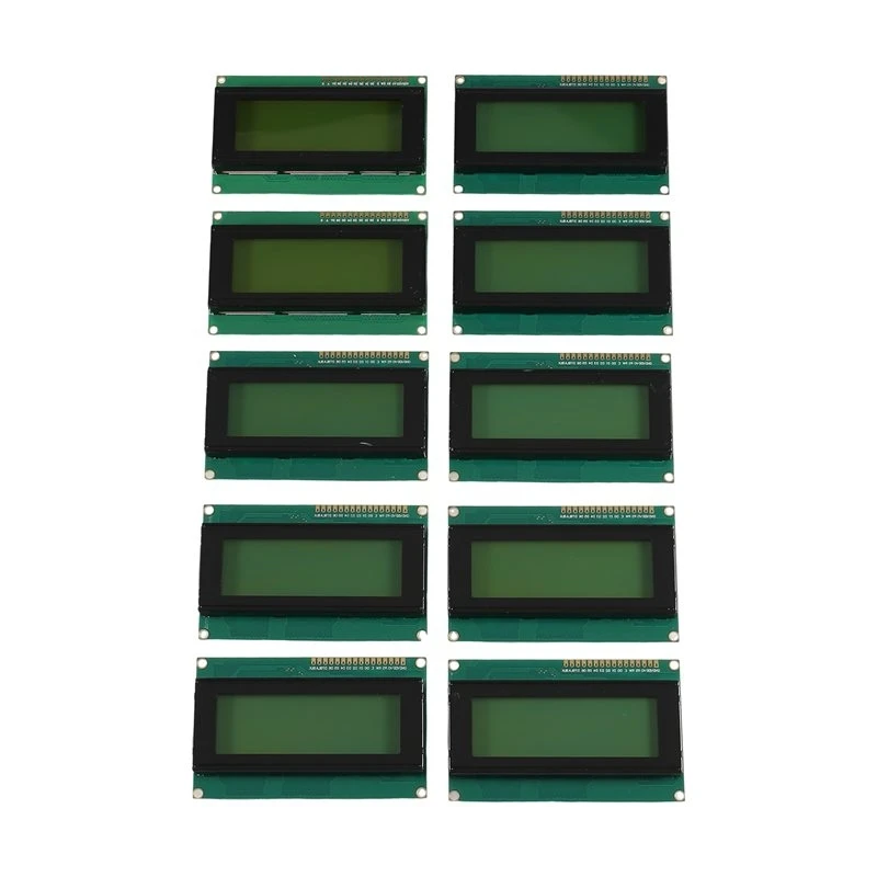 2026 New 10PCS LCD2004 2004 LCD Module 2004 20X4 Character LCD Display IIC I2C Interface For Arduino Raspberry Pi Green Screen