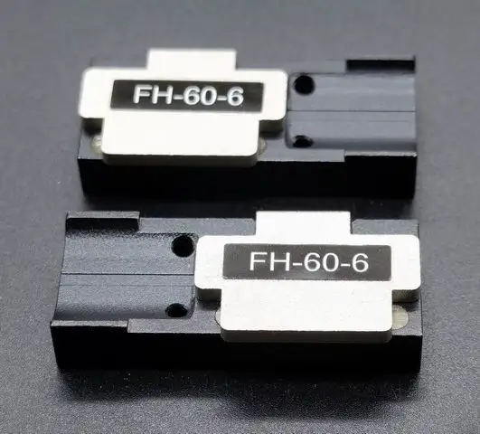 Fibe Holder FH-60-6 For Fujikura Funsion Splicer FSM-11R FSM-17R FSM-50R FSM-60R FSM-18R For 6 Core Ribbon FIber Clamp