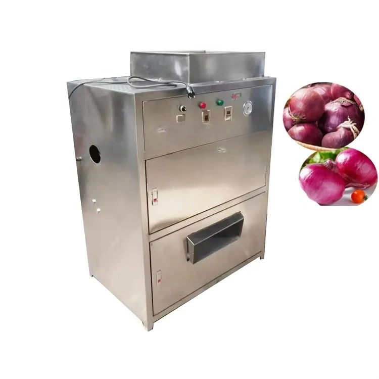 Customized Small Vertical 300kg Per Hour Onion Peeling Machine Skin Peeler for Onion Peel Removing Machine