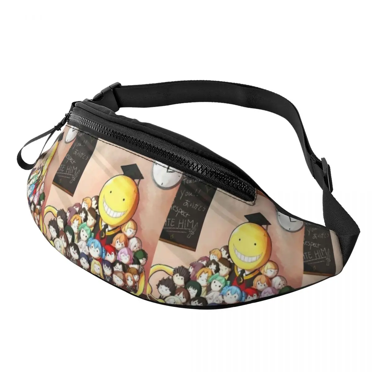 

Поясная сумка Assassination Classroom Octopus Koro Sensei для женщин и мужчин, поясная сумка через плечо для бега, телефон, сумка для денег