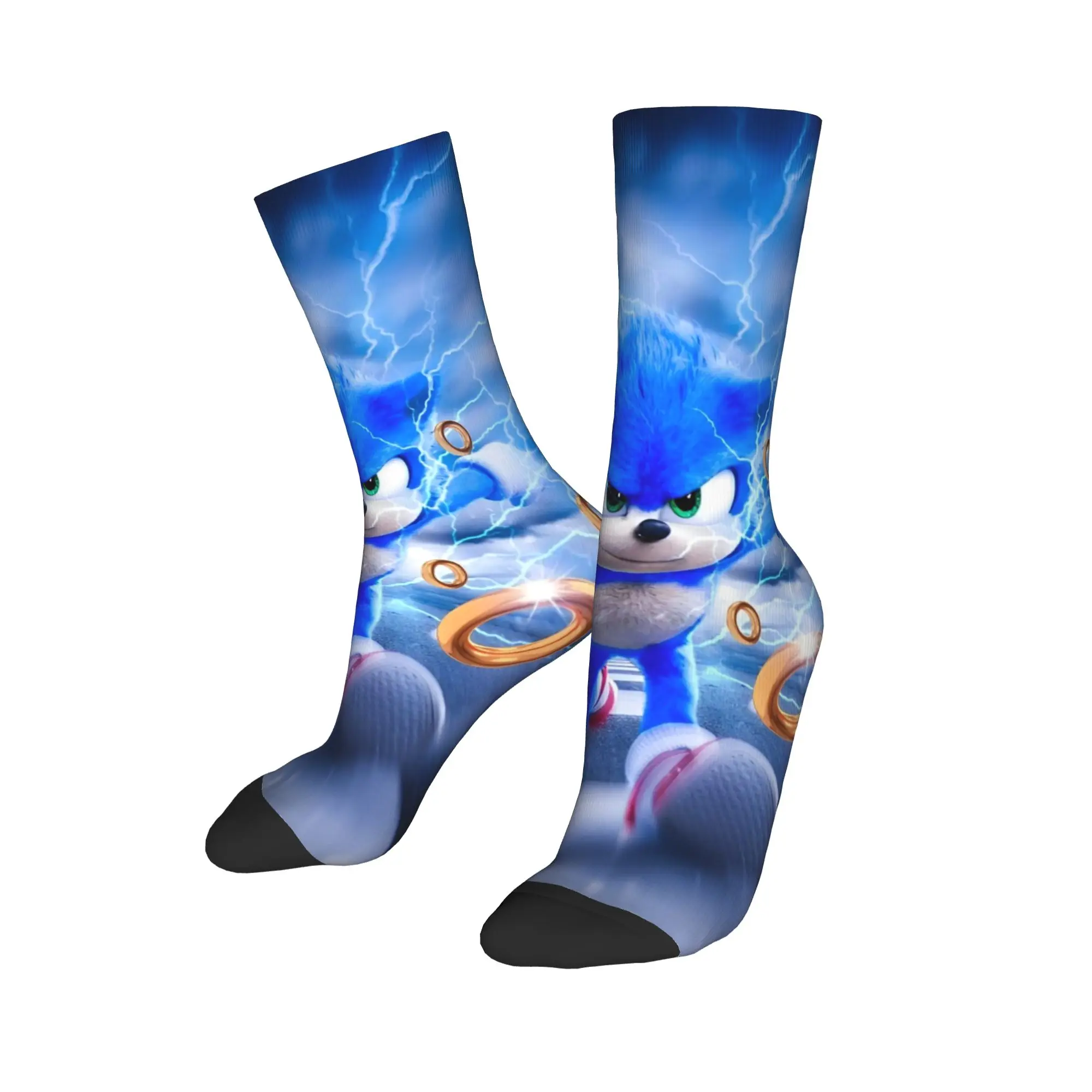 Shadow The Hedgehogs Socks Men Women Harajuku Cartoon Socks Spring Summer Autumn Winter Middle Tube Socks
