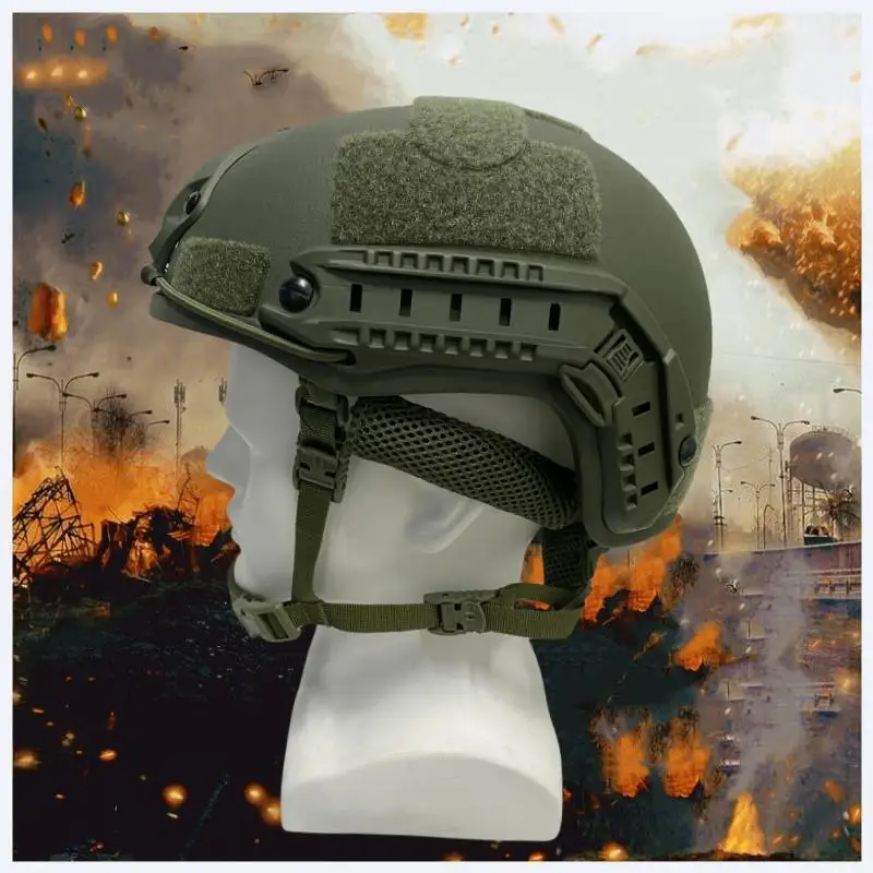 Tactical Helmet Kevla Ballistic ACH High Cut High Quality Ballistic Helmet NIJ IIIA FAST Wendy\'s Suspension Pad Ballistic Helmet