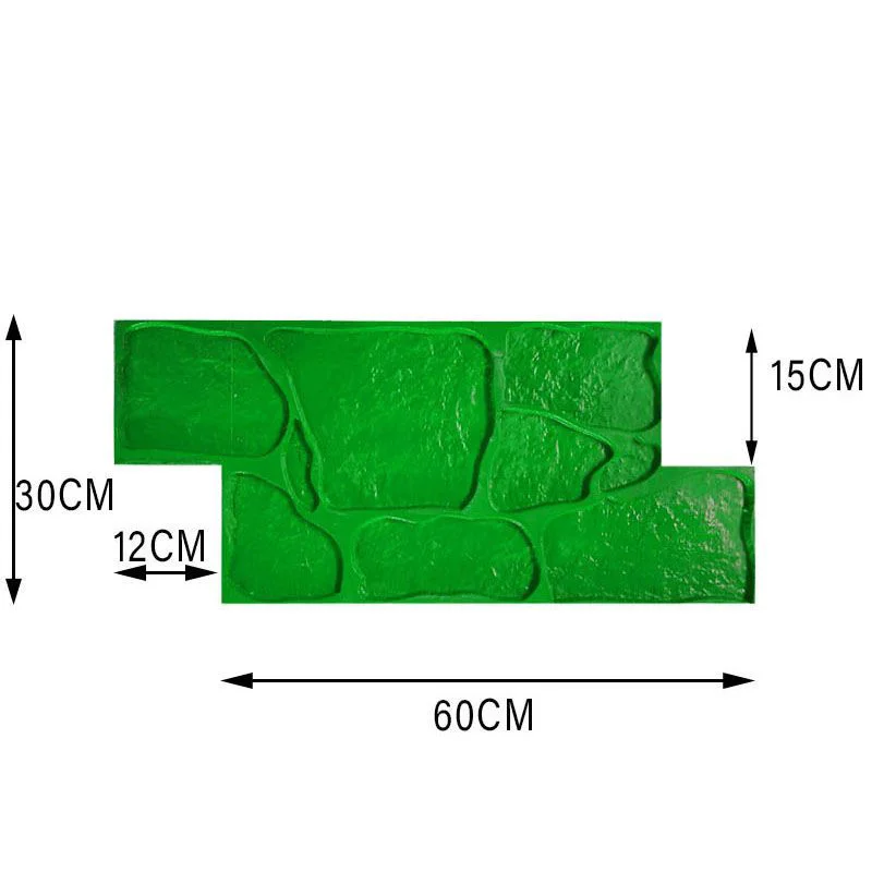 Garden Paving Mold, Random Color Imitates Natural Stone Form Embossing Tool, Suitable for Street Garden Park, Private Houses