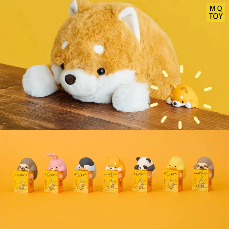 

Hippers Family Lying Down Series Blind Box Cute Figures Stress Relief Desktop Decor Healing Style Office Display Ornaments