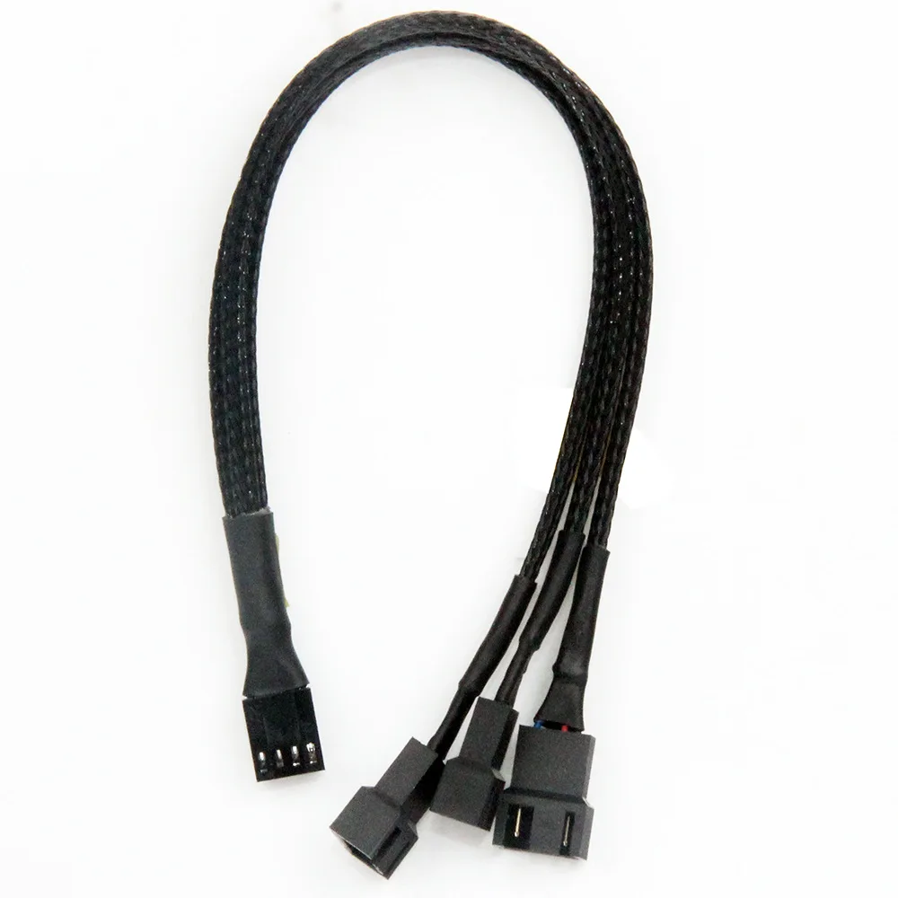 دبوس Y سبليتر كابل لمروحة وحدة المعالجة المركزية ، أنثى إلى 4 دبوس اللوحة الأم ، حالة الكمبيوتر ، تمديد مروحة ، ملحق التبريد ، 4 دبوس ، PWM